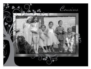 Cousins Contemporary Glass Picture Frame