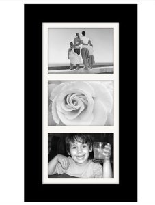 Black Manhattan Collage Displays Photos