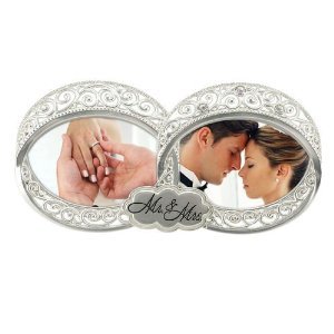 Mrs Jeweled Interlocking Rings Duo