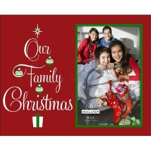 4x6 Family Christmas Picture Frame